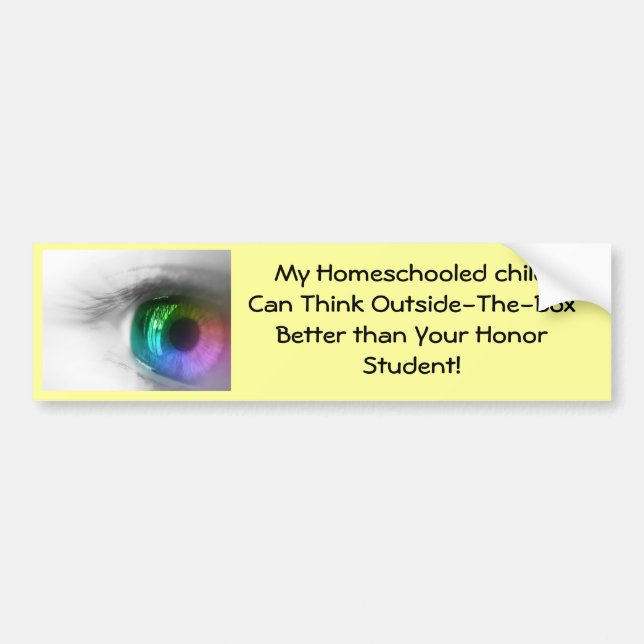 homeschool Bumper Sticker (Front)