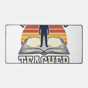 Homeschool Dad Teacher Of The Year Vintage Shirt D Desk Mat