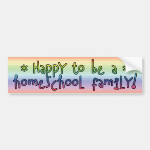 Homeschool Family Bumper Sticker