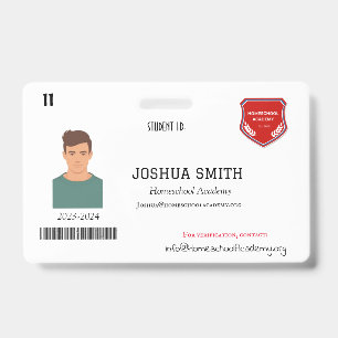 HOMESCHOOL I.D. (Mock Up) ID Badge