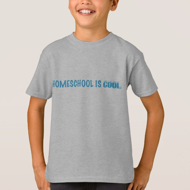 Homeschool is Cool Kids T-shirt (Front)