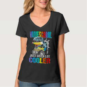 Homeschool Just Got A Lot Cooler Monster Truck Din T-Shirt