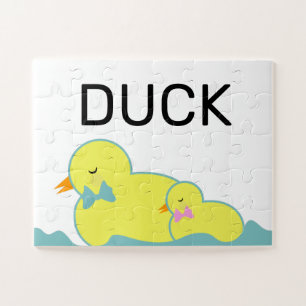 Homeschool Learning D Duck Mum Baby Jigsaw Puzzle