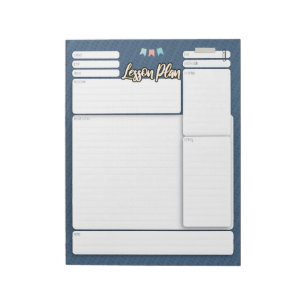 HOMESCHOOL LESSON PLAN 1 notepad