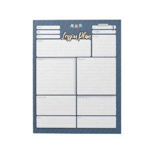 HOMESCHOOL LESSON PLAN 2 notepad