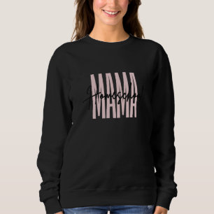 Homeschool MAMA Pink and Black Sweatshirt
