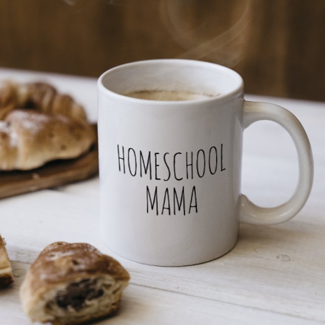 "Homeschool Mama" RAE DUNN inspired Coffee Mug (Creator Uploaded)
