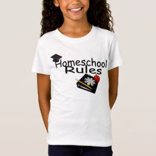 Homeschool Rules Girls' Bella T-Shirt