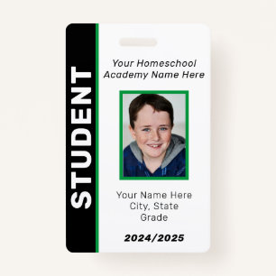 Homeschool Student ID Badge