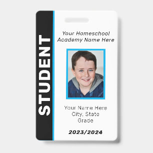 Homeschool Student ID Badge