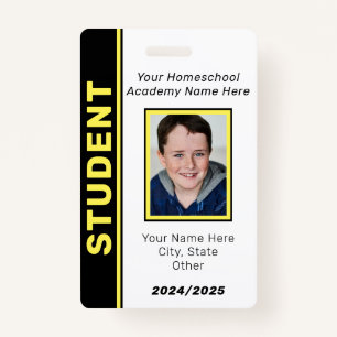 Homeschool Student ID Badge