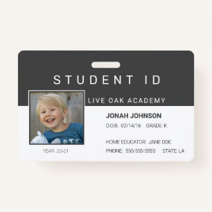 Homeschool Student ID Badge   Paper Aeroplanes