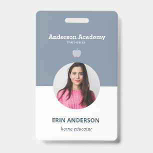Homeschool Student or Teacher Parent Photo ID Badge