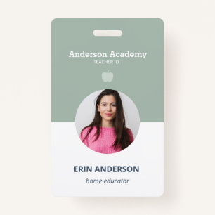 Homeschool Student or Teacher Parent Photo ID ID Badge