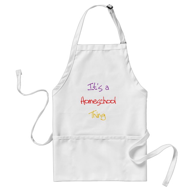 Homeschool Thing Standard Apron (Front)