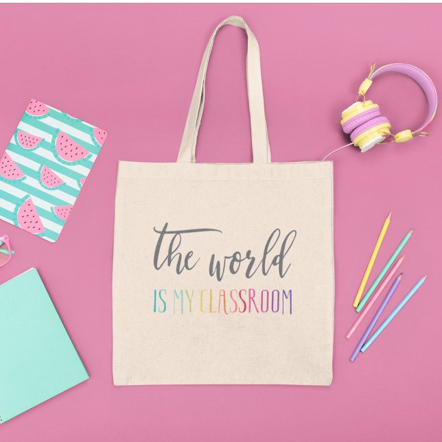 Homeschool Tote | The World Is My Classroom (Creator Uploaded)
