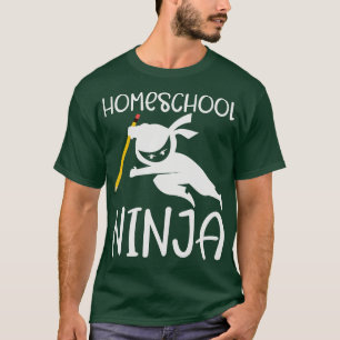 Homeschooler Ninja Learning Homeschooling  Design  T-Shirt