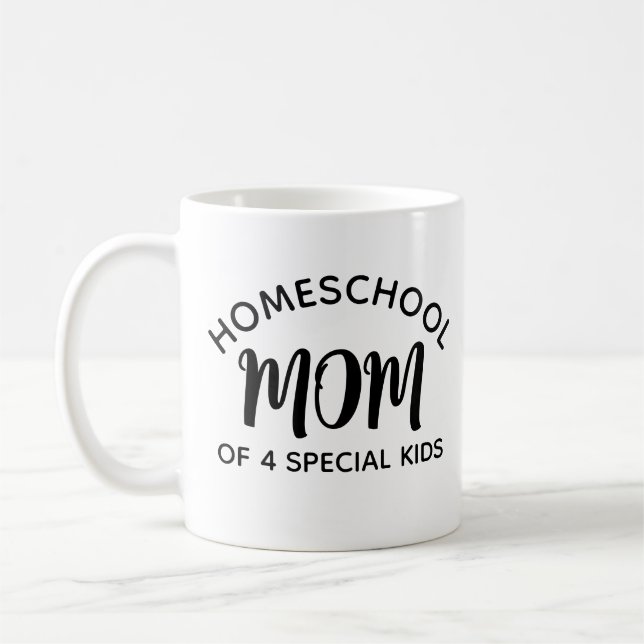 Homeschooling Mum Special Kids Coffee Mug (Left)