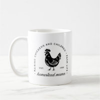 Homestead mum raising chickens and children funny