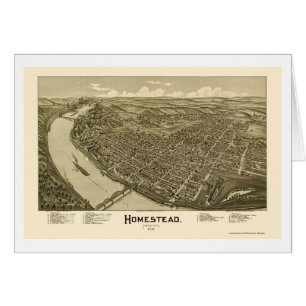 Homestead, PA Panoramic Map - 1902