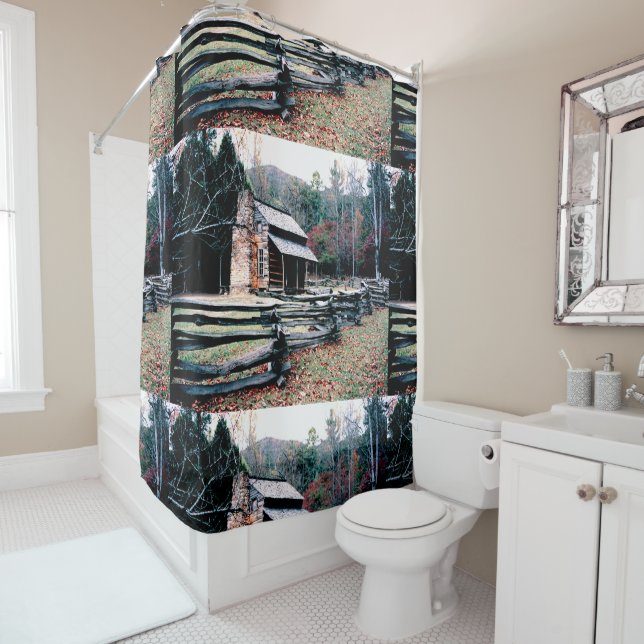 Homestead Shower Curtain (In Situ)