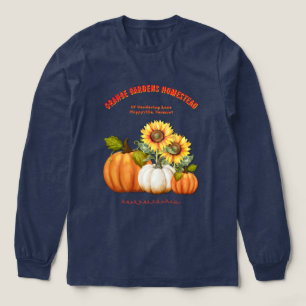 Homestead Sunflowers n Pumpkins Fall Tri-Blend Shirt