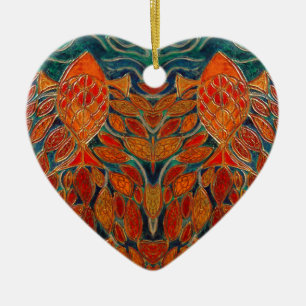 "Homeward" (painting) Ceramic Tree Decoration