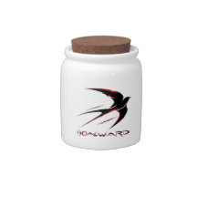 Homeward Swallow Bird Dynamic Red and Black