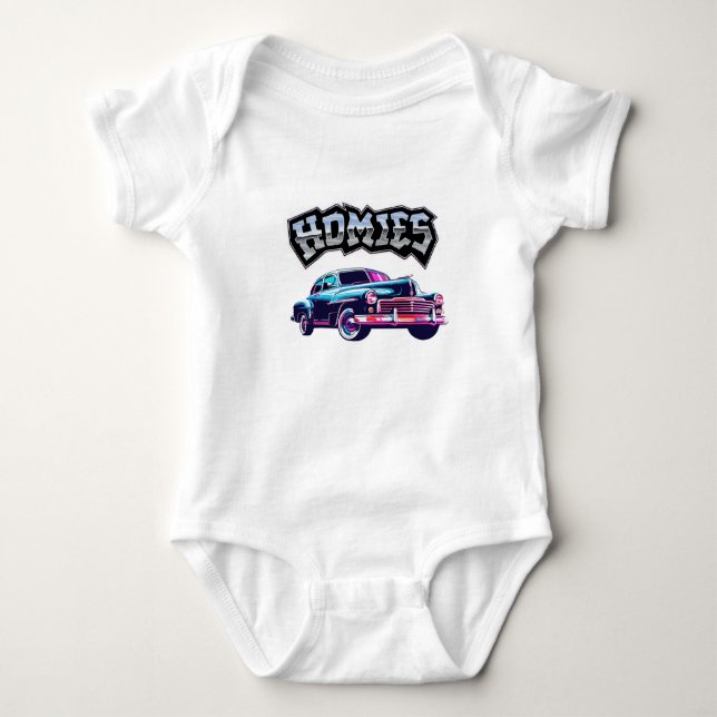 Homies Baby Bodysuit (Front)