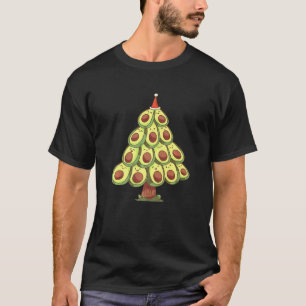 Homies Christmas Tree Vegan Food Chef Avocado Chri T-Shirt