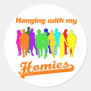 Homies Classic Round Sticker