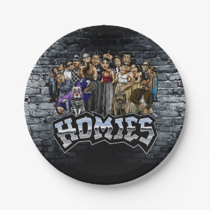 Homies Party Plates, Lil Homies Birthday Paper Plate