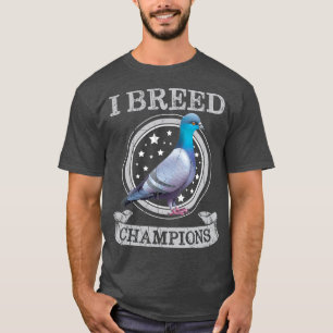 Homing Pigeon Fancier Trainer Gift American T-Shirt