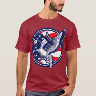 Homing Pigeon Fancier Trainer Gift American T-Shirt
