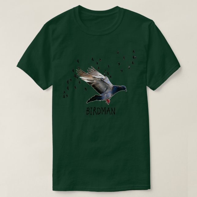 Homing Pigeon racing birdman T-Shirt (Design Front)