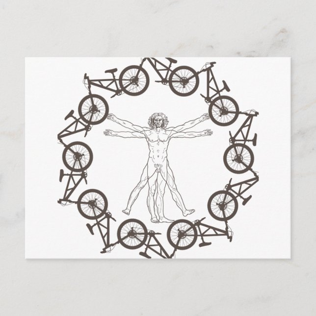 Homo Cyclistus Postcard (Front)