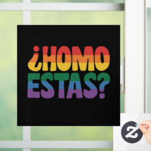 Homo Estas Funny Spanish Mexican Gay Ally LGBTQ