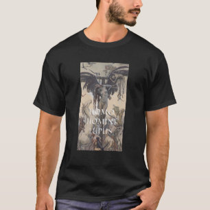Homo Homini Lupus Painting by Maximilian Pirner T-Shirt