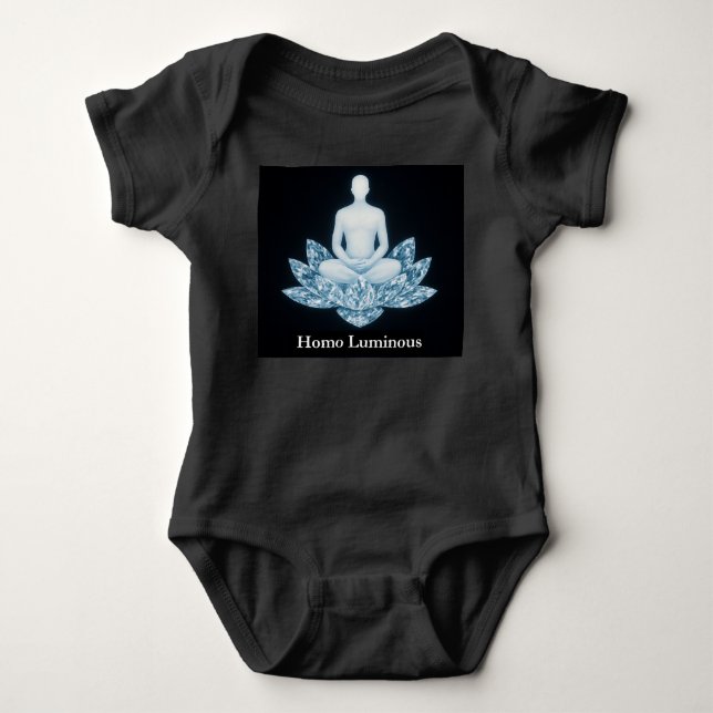 Homo Luminous Baby One-Piece Bodysuit (Front)