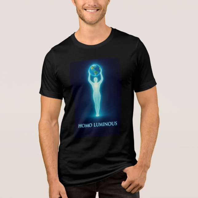 Homo Luminous - Light Bringer Men's Bella T-Shirt Tri-Blend Shirt (Front)