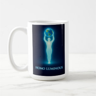Homo Luminous The Light Bringer Morning Mug 15 oz