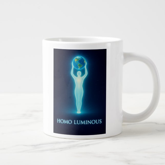 Homo Luminous The Light Bringer Morning Mug Jumbo (Right)