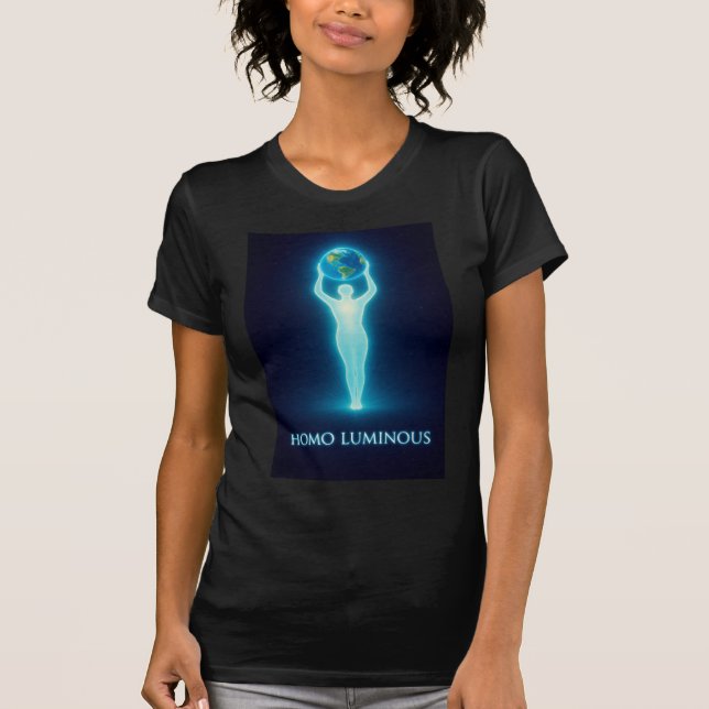 Homo Luminous - The Light Bringer Women Bella Tee (Front)