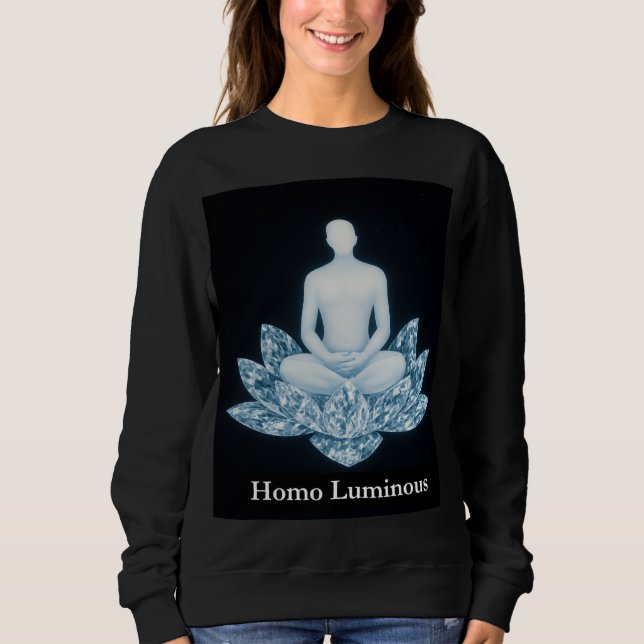 Homo Luminous Womens Sweatshirt (Front)