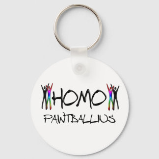 Homo paint ball key ring