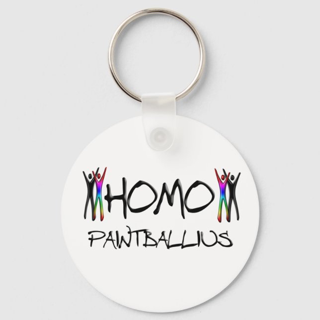Homo paint ball key ring (Front)