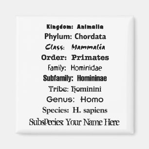 Homo Sapien Magnet