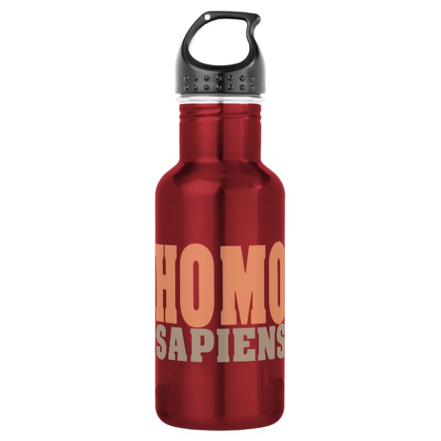 HOMO SAPIENS 532 ML WATER BOTTLE (Front)