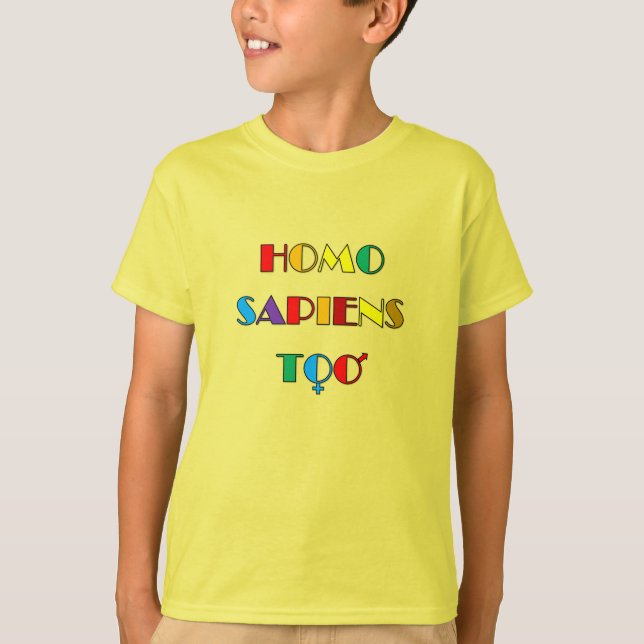 HOMO SAPIENS Kids T-Shirt (Front)