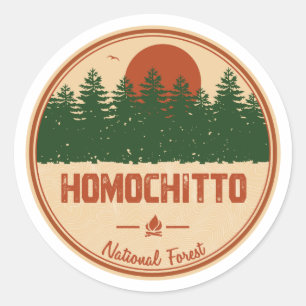 Homochitto National Forest Classic Round Sticker